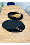 Presentation Plate Mat Jute American Service Oval Plate and Basket Set of 5 - 4
