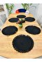 Wicker Jute Presentation Plate Mat Supla American Service Set 6 Pieces - 2