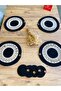 Presentation Plate Mat Jute Coaster American Serving and Cup Mat 8 Pieces - 2