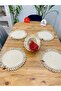 Wicker Jute Presentation Plate Mat Supla American Serving Tray and Basket 5 Pieces - 2