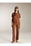 Esvab • Modern & Distinctive Zero Roba Collar Embroidered Women's T-Shirt - 2