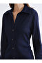 Shirt Roba Collar Shirred Jean Dress for Style Seekers from Uzg Store - 3