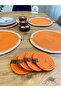 Presentation Plate Mat Jute Coaster American Serving and Cup Mat 8 Pieces - 3