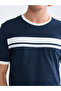 Esvab • Modern & Distinctive Zero Roba Collar Striped Men's T-Shirt - 3