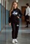 Girl's but Why Printed Sporty Style Hooded Tracksuit Set