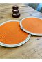 Presentation Plate Mat Jute Placemat American Service Set of 2 - 2