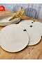 Presentation Plate Mat Jute American Service Oval Plate and Basket Set of 5 - 5