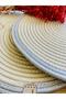 Presentation Plate Mat Jute Placemat American Service Set of 2 - 4
