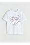 Esvab • Modern & Distinctive Zero Roba Collar Bow Detail Girls' T-Shirt