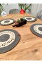 Wicker Jute Presentation Plate Mat Supla American Service Set of 4 - 2