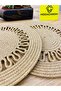 Presentation Plate Mat Jute Placemat American Service Set of 2 - 3