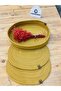 Jute Straw Presentation Plate Mat, American Style Oval Serving Tray and Basket, Set of 3 - 2
