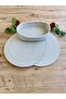Presentation Plate Mat Jute Placemat American Serving and Basket Set 3 Pieces - 4