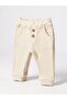 Baby Buttoned Pocketed Cotton Sweatpants - 6