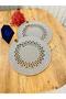 Presentation Plate Mat Jute Placemat American Service Set of 2 - 3