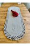 Jute, Wicker, Decorative Tablecloth, Runner 35X100 Cm, American Service, Coffee Table Cover, Bohemian Style