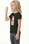 Printed Short Sleeve T-Shirt for Girls B9 - 3