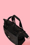 Women's Satin Leather Zippered Shoulder Bag - 4