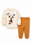 Hav Hav Themed Dog Baby Top and Bottom Set - 2