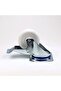 80 mm Fireproof Polyamide Brake Wheel - White - 2