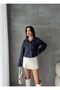 New Season Faux Suede Jacket with Pockets - 4