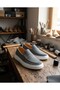 Men's Genuine Suede Leather Loafer Shoes Gray - 3