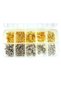 440 Pcs Two Colors Gold Silver Necklace Bracelet Making Kit Set Jewelry Supplies - 2