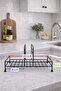 Black Square Metal Liquid Soap Dispenser Stand Compatible with 250 ml and 500 ml (Stand Only) - 7
