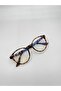 Emma Leopard Print Round Unisex Blue Light Protection Glasses |   50 Subfolders - 3