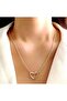 Knot Heart Silver Color Necklace Stainless Steel - 2