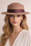 Women's Devetüy Gondol Stylish Design Fedora Hat - 2