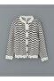 Esvab • Modern & Distinctive Zero Roba Collar Girls' Knitwear Cardigan - 3