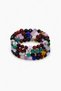 Natural Stone Bracelet – Tiger's Eye and Amethyst – Multicolored (1 Piece)