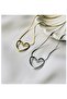 Knot Heart Silver Color Necklace Stainless Steel
