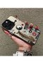 iPhone 16 Pro Compatible Dsko Ball Pattern Printed Shock-Absorbing Phone Case Mk01A - 5