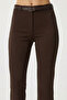 Belted Spanish Flared Knitted Trousers Lby0045 Brown - 4