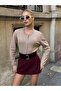 Wide Belt Detailed Short Skirt - 2