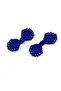 Japanese Knitted Button – Medium Size |   Cobalt Blue |   Set of 2
