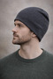 Men's Combed Cotton Beret Indigo Color, Plain Model, Flexible and Lightweight, Daily & Seasonal Hat - 4