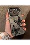 iPhone 15 Pro Max Compatible Butterfly Pattern Printed Shock-Absorbing Phone Case Mk01A - 5
