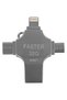 4 In1 Metal 32 Gb Flash Memory (USB - Type-C - Micro USB -)