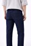 Men's Dark Navy Blue Oversized Lycra Comfortable Fit Jeans - 5
