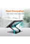 Laptop Stand, Adjustable Ergonomic Riser with 360° Rotating Base, Universal Notebook Holder for 10- - 4