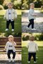 Canöz 3699 Baby Boy Children's Knitwear Cardigan Shirt T-Shirt Winter - Spring 4-Piece Set - 3