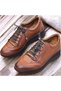 Genuine Leather Padded Heels with Rubber Straps Orthopedic Daily Women's Casual Shoes - 3
