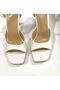 Ankle Strap Women's Thin Heeled Shoes - 6