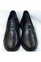 Real Leather Orthopedic Daily Women's Sports Model Black Casual Shoes - 4