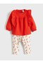 Unique Products from Freezen Store I Heart Embroidered Baby Girl Blouse and Leggings - 2