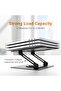 Laptop Stand, Adjustable Ergonomic Riser with 360° Rotating Base, Universal Notebook Holder for 10- - 5