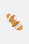 Kids Girl Adjustable Buckle Closure Sandals, White - 3